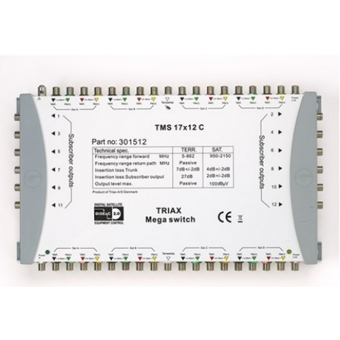 Triax TMS 17x12 C multikapcsoló 